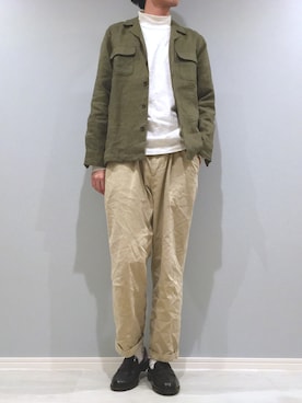 「niuhans（ニュアンス）のアイテム」を使った、がーしーさん（メンズ・176cm）の秋コーディネート