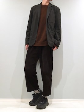 「EVCON」｜がーしーさん（メンズ・176cm）の冬コーディネート