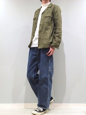 「niuhans（ニュアンス）のアイテム」を使った、がーしーさん（メンズ・176cm）の冬コーディネート