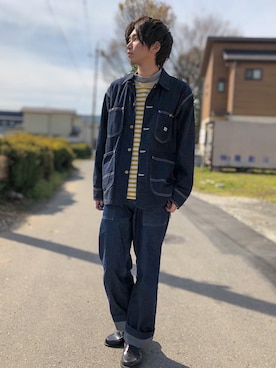 がーしーさん（メンズ・176cm）の春コーディネート