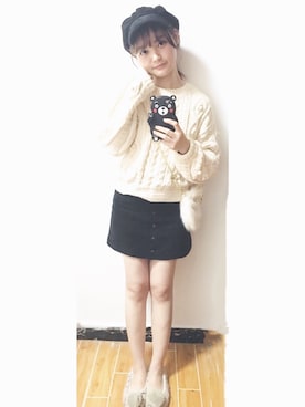 夏天夏天的我さん（レディース・159cm）の冬コーディネート