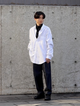 「RYO TAKASHIMA（リョウタカシマ）のアイテム（アクセサリー）」を使った、shin.さん（メンズ・167cm）の秋コーディネート