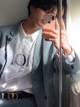 「G.O.C（ジーオーシー）のアイテム（アクセサリー）」を使った、伯さん（メンズ・176cm）の冬コーディネート