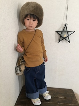 JINさん（キッズ・80cm）の冬コーディネート