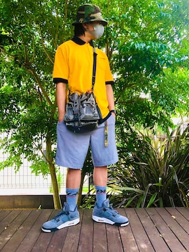 「Jordan」｜「アイテム（財布/小物）」を使った、ianruzakさん（メンズ・170cm）の夏コーディネート