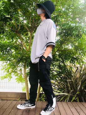 「KIJIMA TAKAYUKI」｜「アイテム（腕時計）」を使った、ianruzakさん（メンズ・170cm）の夏コーディネート