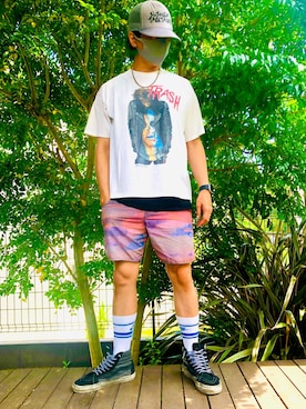 「OUTERKNOWN（アウターノーン）のアイテム」を使った、ianruzakさん（メンズ・170cm）の夏コーディネート
