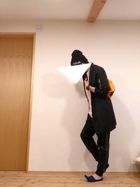 「DETAILS（ディテールズ）のアイテム（ジャケット/アウター）」を使った、なめ彦部長さん（メンズ・165cm）の冬コーディネート