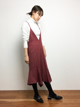 chiharuさん（レディース・160cm）の冬コーディネート