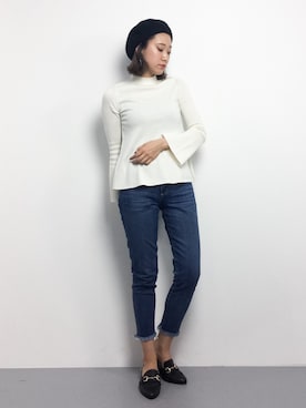 「RODEO CROWNS WIDE BOWL（ロデオクラウンズワイドボウル）のアイテム（その他）」を使った、chiharuさん（レディース・160cm）の冬コーディネート