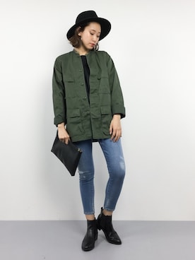 chiharuさん（レディース・160cm）の冬コーディネート