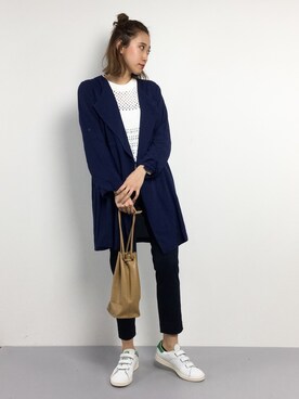 「Factor=（ファクターイコール）のアイテム（ジャケット/アウター）」を使った、chiharuさん（レディース・160cm）の春コーディネート