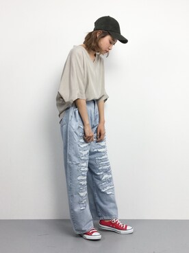 chiharuさん（レディース・160cm）の春コーディネート