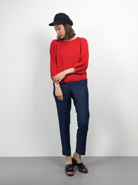「Te chichi TERRASSE（テチチテラス）のアイテム」を使った、chiharuさん（レディース・160cm）の春コーディネート