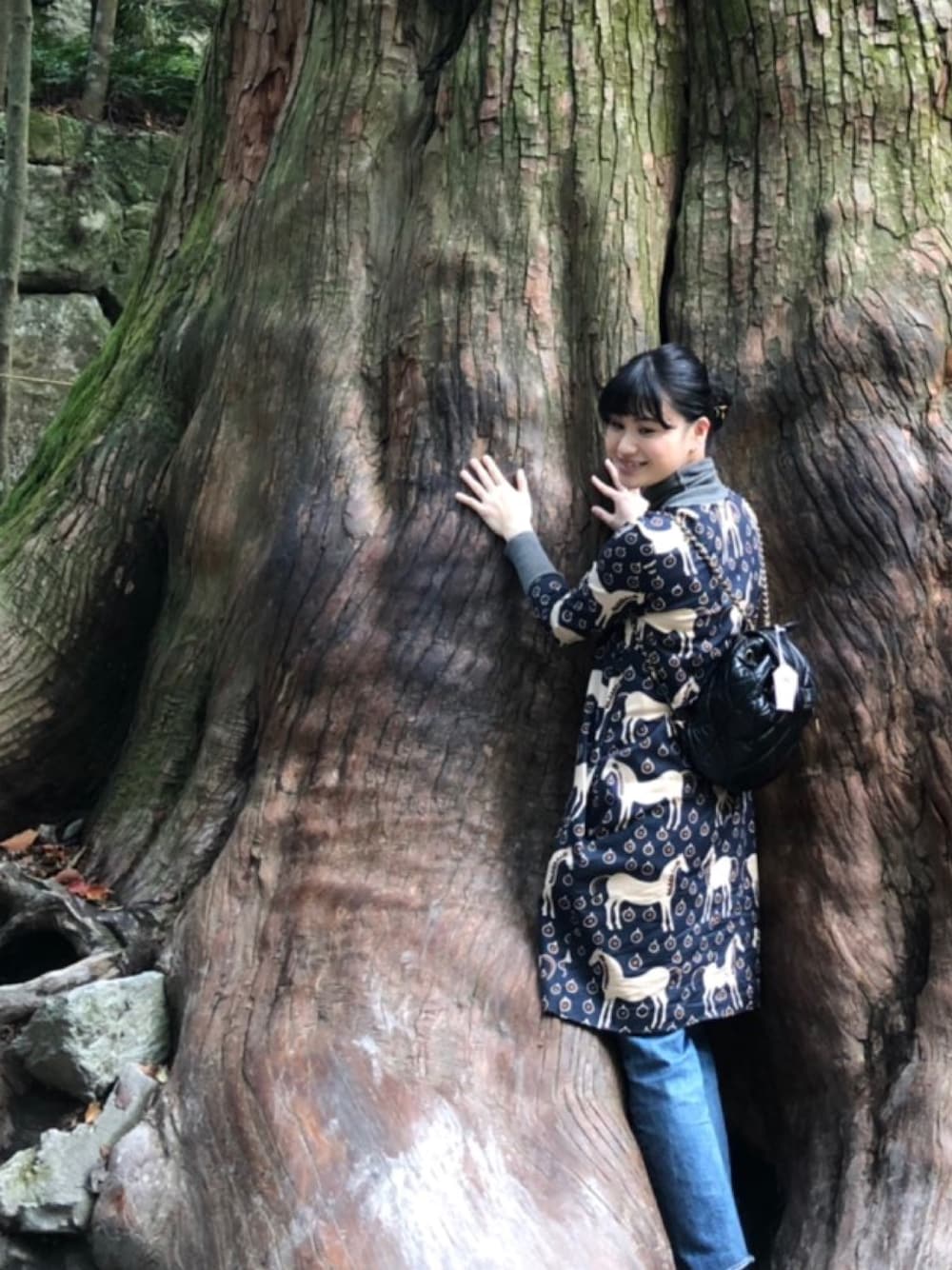 【美品】marimekko Musta tamma ワンピース　36　グレー マリメッコ marimekko ＜Musta Tamma＞七分袖トップス 日本限定