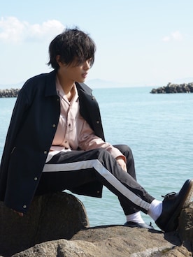 「STUDIOUS SELECT(STUDIOUS SELECT)」｜「アイテム（ブルゾン）」を使った、kikuさん（メンズ・168cm）の秋コーディネート