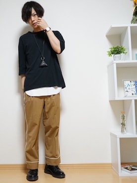 「AURALEE」｜kikuさん（メンズ・168cm）の秋コーディネート