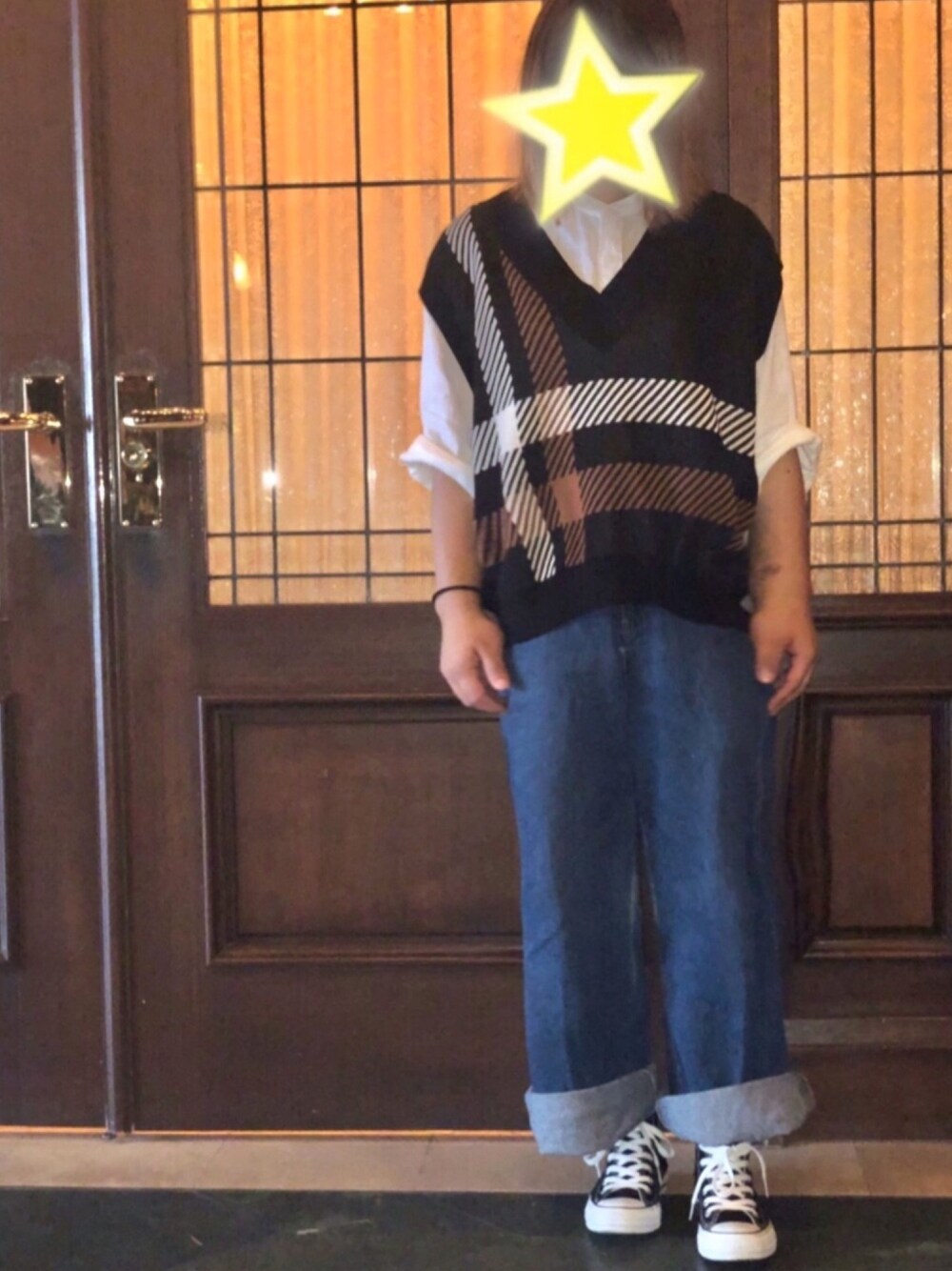 MONKEY TIME（モンキータイム）の「＜monkey time＞ C/AC PLAID VEST 