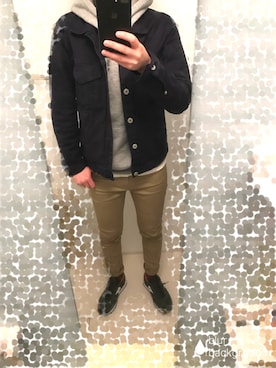 うっちゃるさん（メンズ・162cm）の春コーディネート