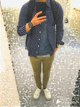 「CONVERSE（コンバース）のCONVERSE コンバース ジャック パーセル / JACK PURCEL（スニーカー）」を使った、うっちゃるさん（メンズ・162cm）の夏コーディネート