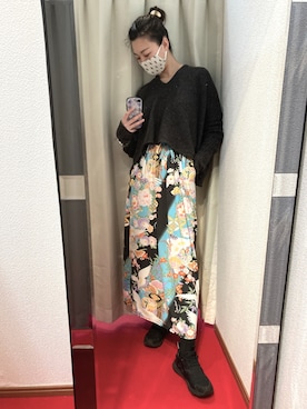 「TOPKAPI（トプカピ）のアイテム（トップス）」を使った、sutoさん（レディース・169cm）の春コーディネート