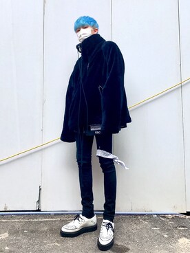 「daily look」｜「アイテム（その他アウター）」を使った、Dali. van closeさん（メンズ・175cm）の冬コーディネート