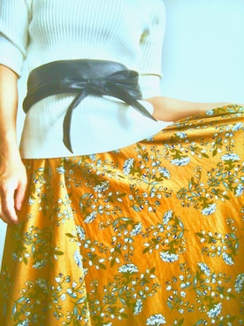 「マスタードイエロー」｜kyookoさん（レディース・152cm）の秋コーディネート