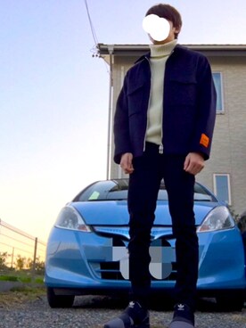 「JOURNAL STANDARD relume（ジャーナルスタンダード　レリューム）のアイテム（ブルゾン）」を使った、Ryoさん（メンズ・171cm）の冬コーディネート
