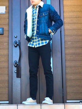 「さむい！」｜Ryoさん（メンズ・171cm）の冬コーディネート