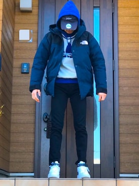 「ザノースフェイス」｜Ryoさん（メンズ・171cm）の冬コーディネート