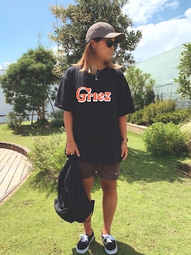 「Ocean Pacific（オーシャンパシフィック）のアイテム」を使った、あちょ.さん（レディース・161cm）の夏コーディネート