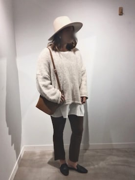 「アイテム（レギンス/スパッツ）」を使った、あちょ.さん（レディース・161cm・20代）の秋コーディネート