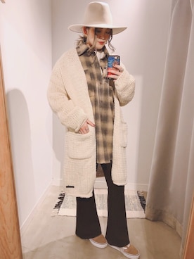 あちょ.さん（レディース・161cm）の冬コーディネート