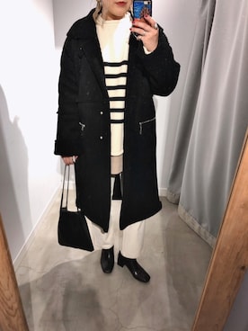 あちょ.さん(レディース・161cm)の冬コーディネート