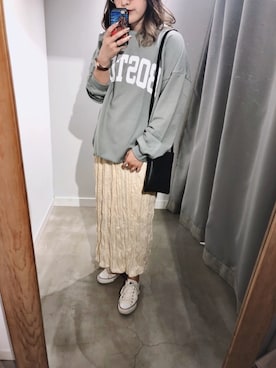 あちょ.さん（レディース・161cm）の春コーディネート