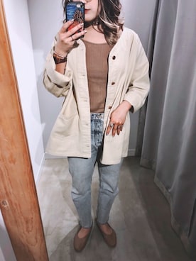 「アイテム（カバーオール）」を使った、あちょ.さん（レディース・161cm・20代）の春コーディネート