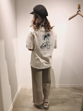 「Ocean Pacific（オーシャンパシフィック）のアイテム」を使った、あちょ.さん（レディース・161cm）の春コーディネート