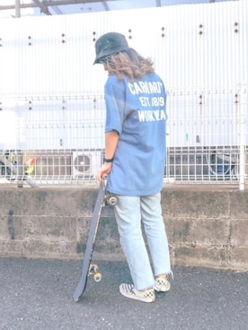 「アイテム（スニーカー、その他）」を使った、あちょ.さん（レディース・161cm）の春コーディネート