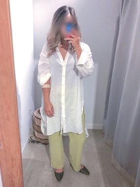 「Auntie Rosa Holiday（アンティローザホリデー）のアイテム（その他パンツ）」を使った、あちょ.さん（レディース・161cm）の夏コーディネート