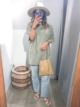 あちょ.さん（レディース・161cm）の夏コーディネート