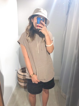 「VACANCY（ヴァカンシー）のアイテム」を使った、あちょ.さん（レディース・161cm）の夏コーディネート