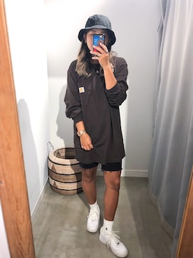 「Auntie Rosa Holiday（アンティローザホリデー）のアイテム」を使った、あちょ.さん（レディース・161cm）の夏コーディネート