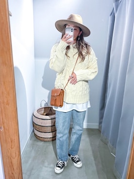 あちょ.さん（レディース・161cm）の秋コーディネート