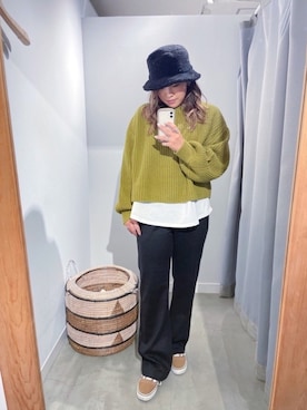 あちょ.さん（レディース・161cm）の冬コーディネート