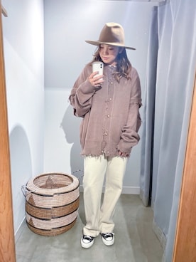 あちょ.さん（レディース・161cm）の冬コーディネート