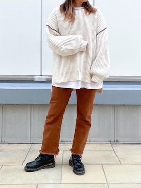 あちょ.さん（レディース・161cm）の冬コーディネート