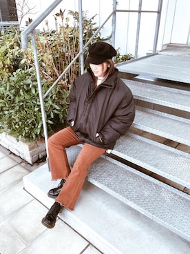 あちょ.さん（レディース・161cm）の冬コーディネート