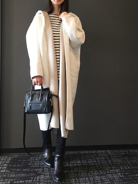 「ボーター」｜kumikoさん（レディース・160cm）の冬コーディネート