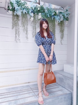 「amai（-）のアイテム」を使った、Alice_小方さん（レディース・160cm）の夏コーディネート