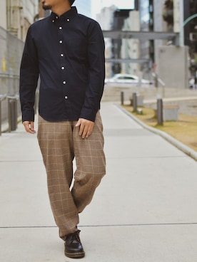 「JOHN'S CLOSET（ジョンズクローゼット）のアイテム」を使った、JOHNSCLOSETさん（メンズ・171cm）の冬コーディネート